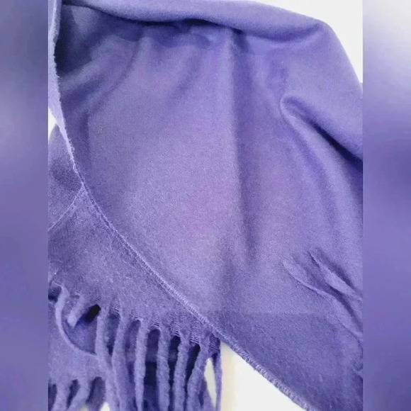 Bright Purple Classic Cashmink Scarf vintage - Picture 3 of 14